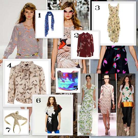Trends: Bird Prints Spring Summer 2012