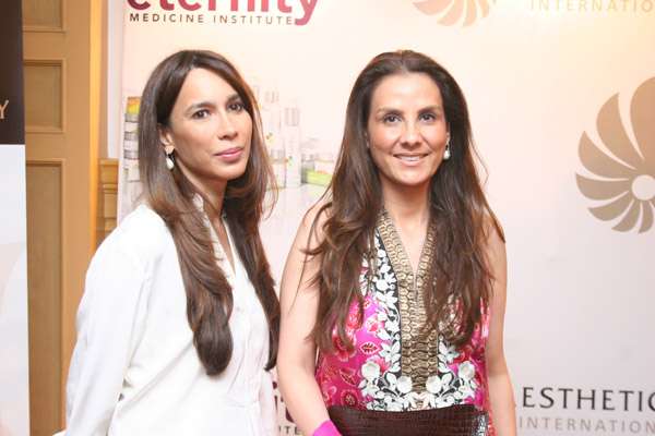 Sana Hashwani and Safinaz Muneer