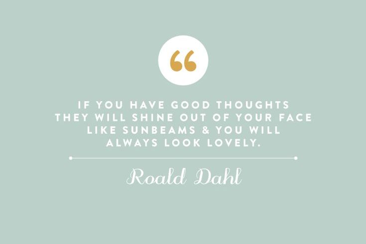 If you have good thoughts