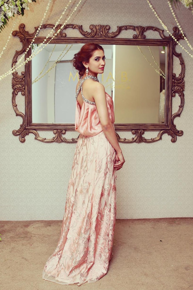 jumpsuit with gown maria b