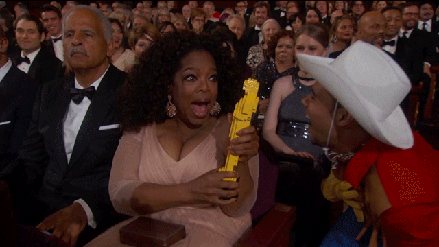 Oprah gets a Lego Oscar