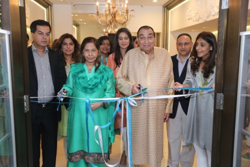 Inauguration by shamsha Hashwani's Father