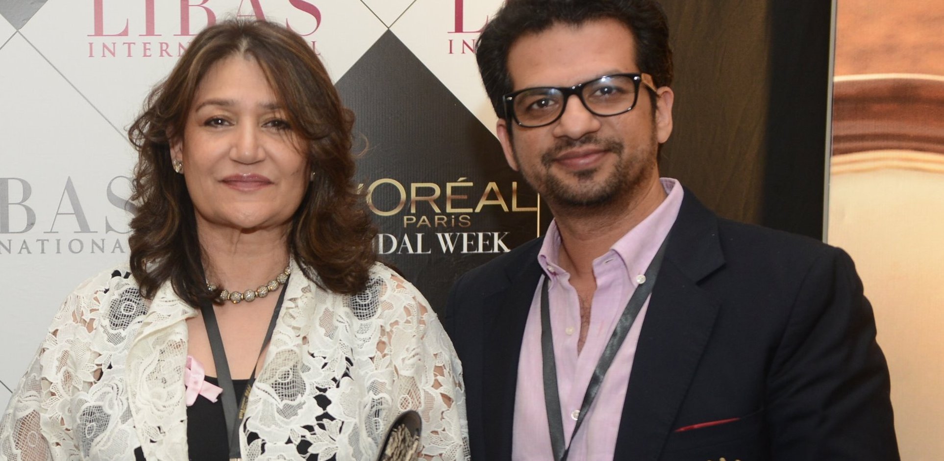 Executive Chairperson of the PFDC Sehyr Saigol with PFDC CEO Saad Ali