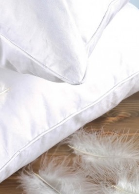 Duck feather pillow