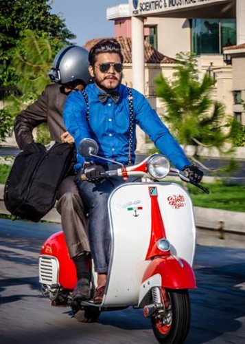 LIVE TWEED. RIDE DAPPER biker lahore