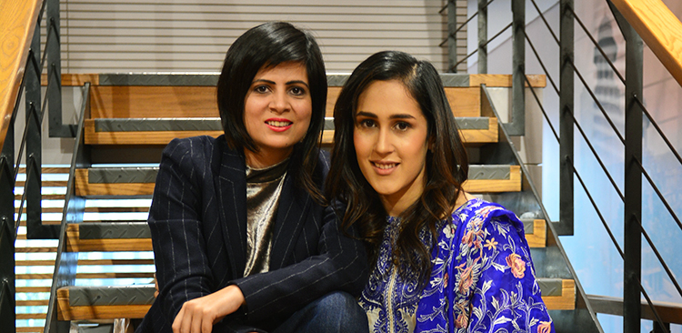 Gul Ahmed Collection - mira sethi amna niazi