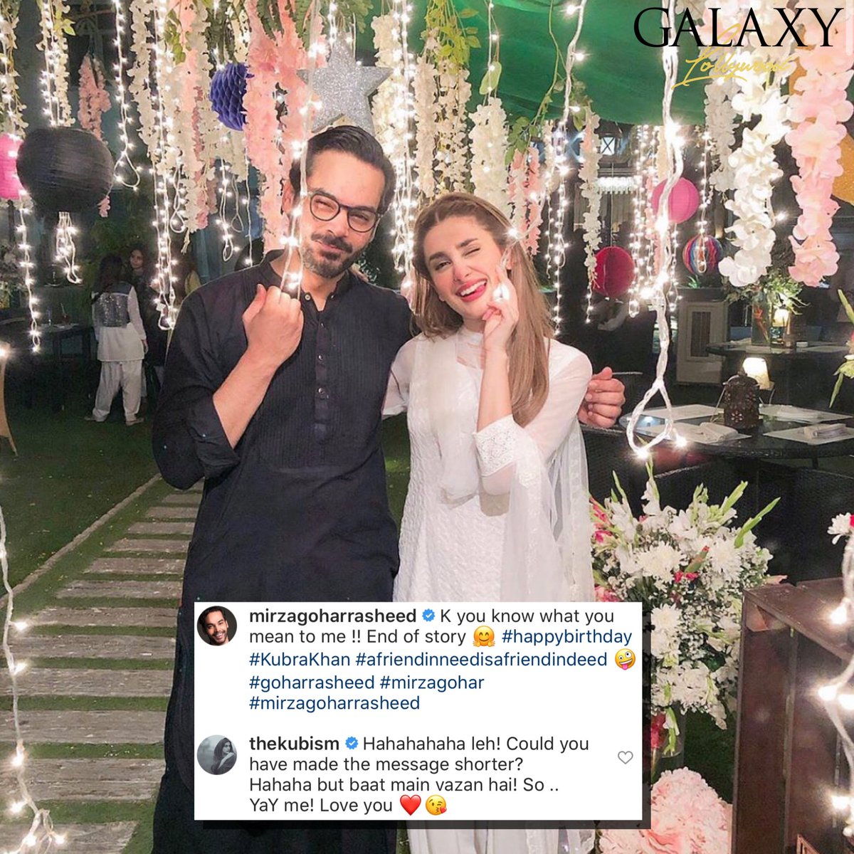 Kubra Khan and Gohar Rasheed