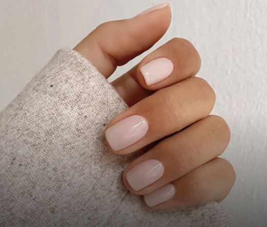 FALL NAIL COLOR TRENDS 2021 opaque nude