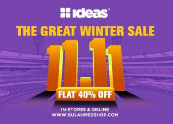 IDEAS HAS FLAT 40% OFF ON LATEST WINTER TRENDS FOR 11:11 SALE